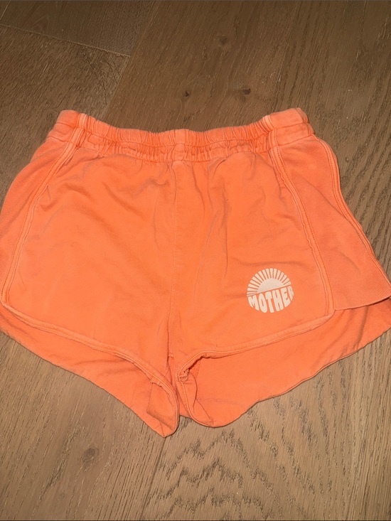 MOTHER Pants - MOTHER Women's Bright Orange Athletic Lounge Shorts